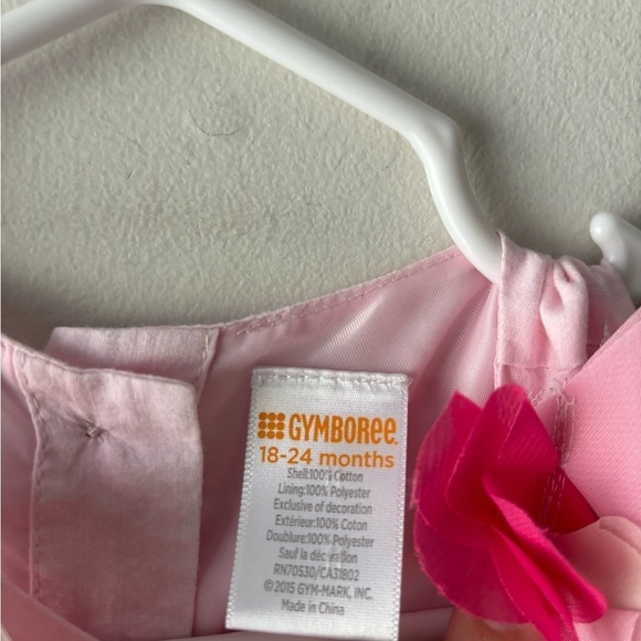 Gymboree spring summer baby girl dress color‎ pink size 18M-24M - Picture 3 of 6